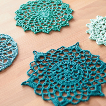 WIP: Cotton 8 Balcony Mandalas
