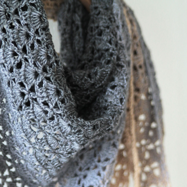 I made: A Southbay Shawlette with Unicat