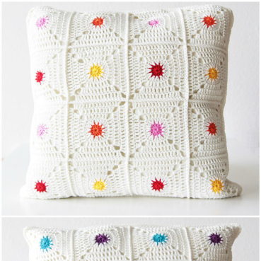 New pattern: Hot spot pillow!