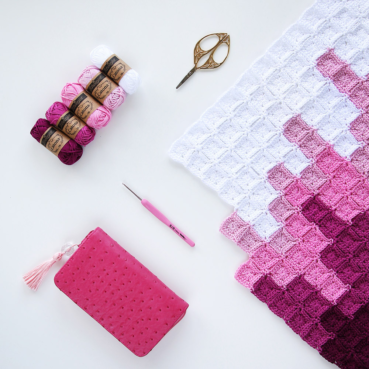 My WIP report: Ombre pillow