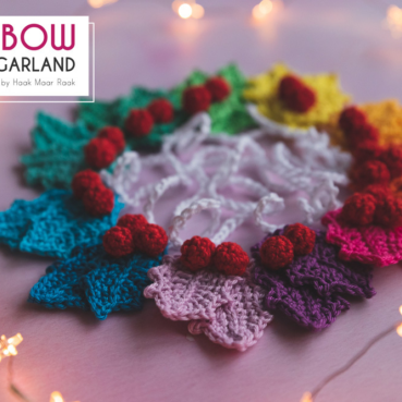 A Rainbow Holly Garland Update