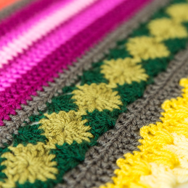 Regenboog Sampler deken (deel 5)