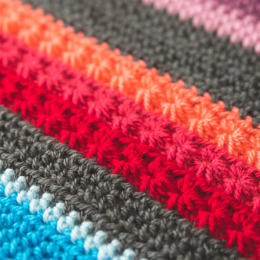 Regenboog Sampler deken (deel 10)