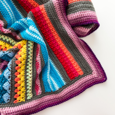 Regenboog Sampler deken (deel 11)