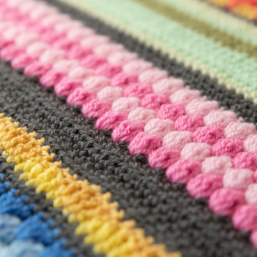 Regenboog Sampler deken (deel 2)