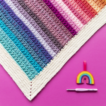 The Rainbow Star Stitch Blanket is here!
