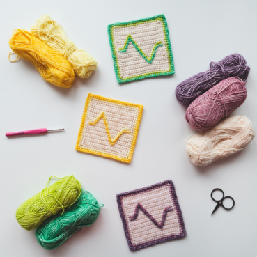 Free crochet pattern: Lifeline motif