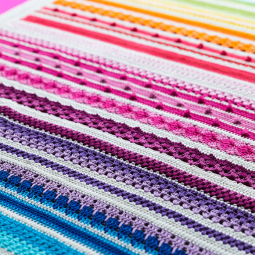 Baby Rainbow Sampler Blanket