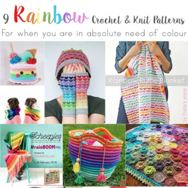 Rainbow Crochet and Knit Roundup
