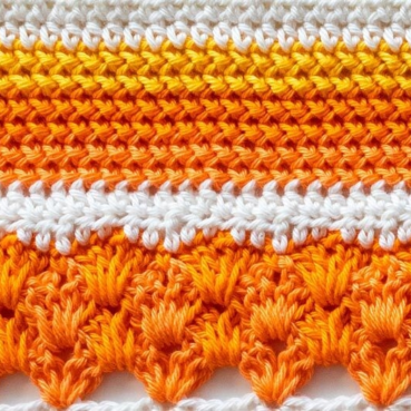 Baby Rainbow Sampler Blanket (part 8)