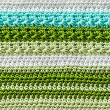 Baby Rainbow Sampler Blanket (part 10)