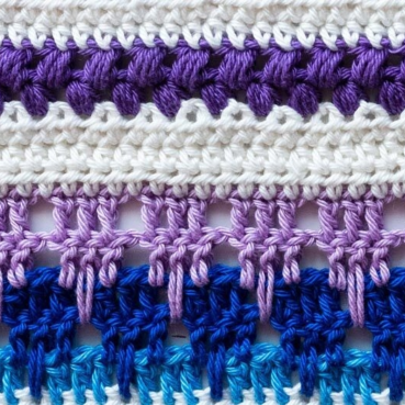 Baby Rainbow Sampler Blanket (part 3)