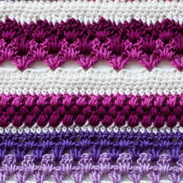 Baby Rainbow Sampler Blanket (part 4)