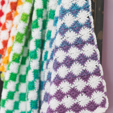 Rainbow Catherine Wheel Blanket