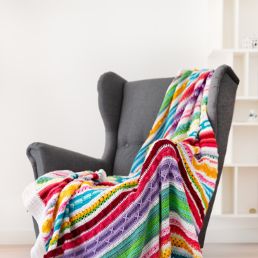 Rainbow Sampler Blanket 2