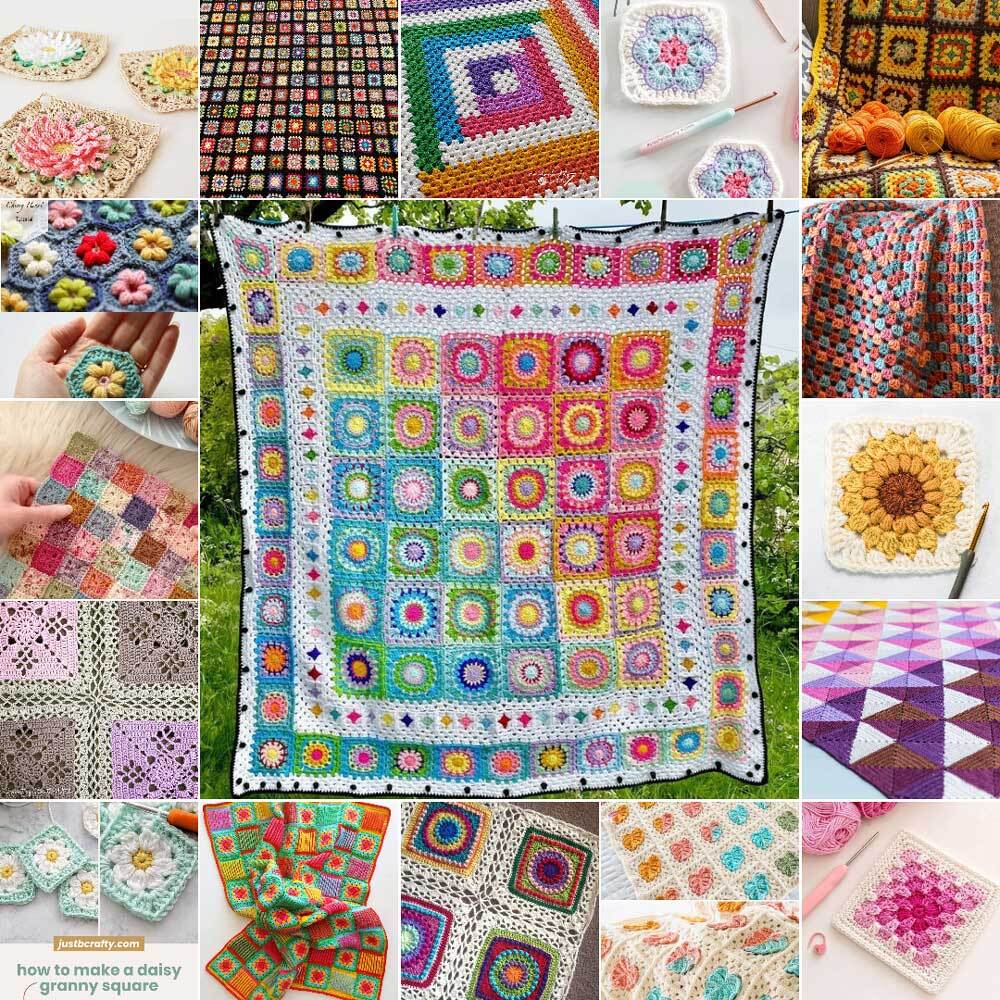 Granny Square haken: stap-voor-stap tutorial + patroon | Haak Maar Raak