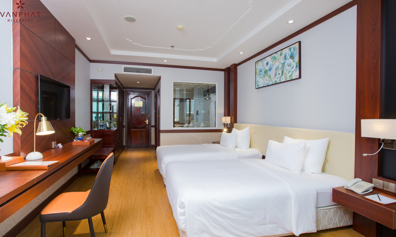 Hình ảnh phòng Phòng Oriental Suite, TWN bed (Hướng sông)