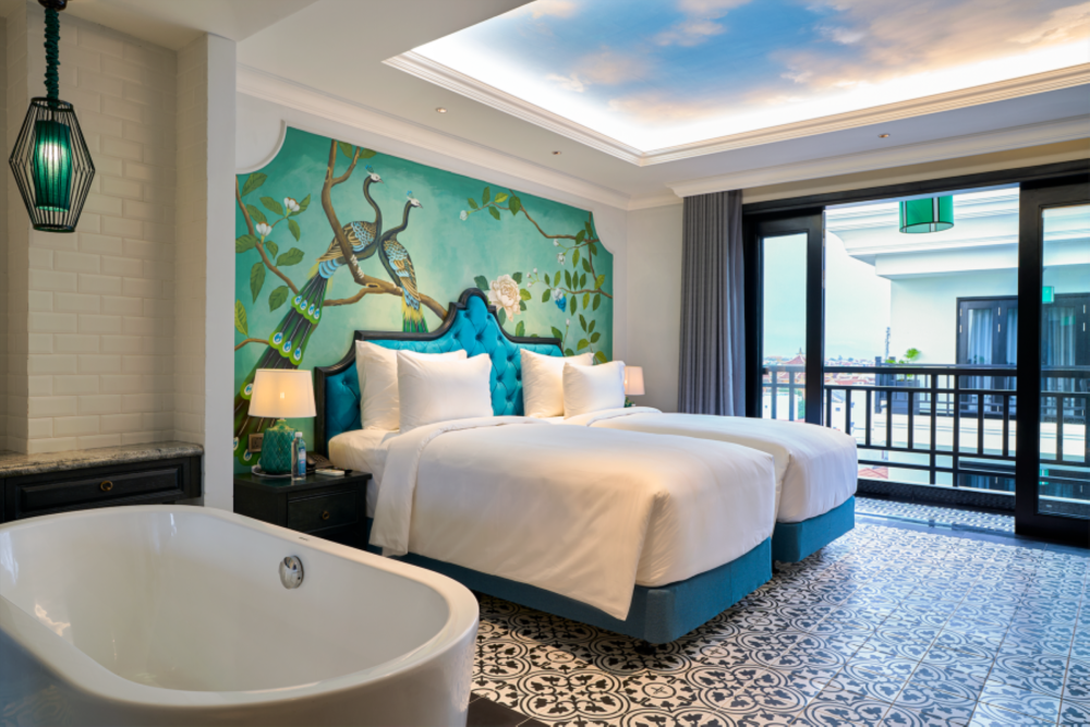 Hình ảnh phòng Premium Pool View Twin Balcony