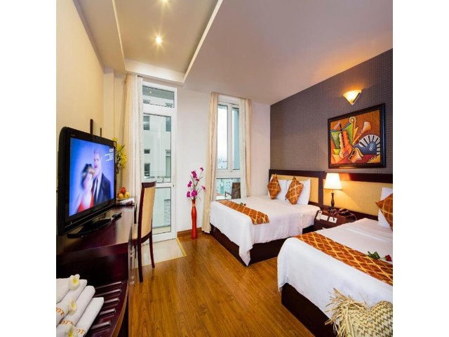 Images des chambres Chambre triple de luxe avec vue sur la ville