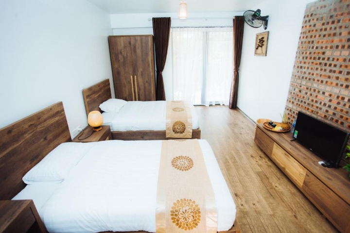 Hình ảnh phòng Deluxe Twin Room With Balcony And Mountain View