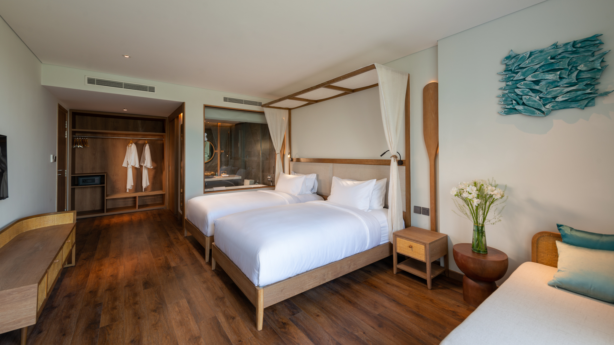 Hình ảnh phòng Deluxe Twin River Room