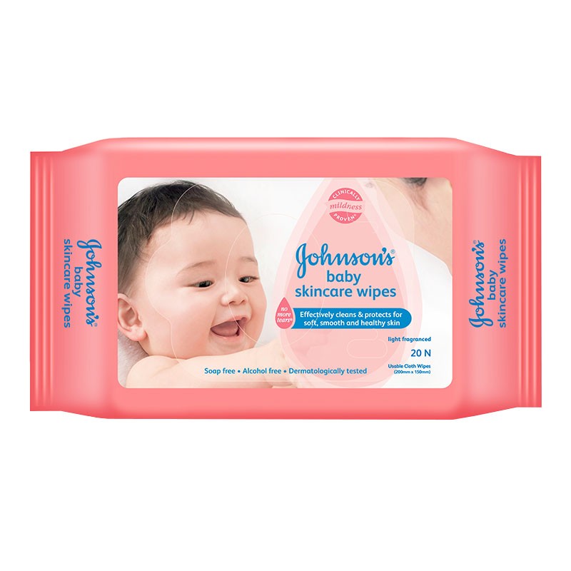 Johnson's Baby Skin Care Wipes 20N