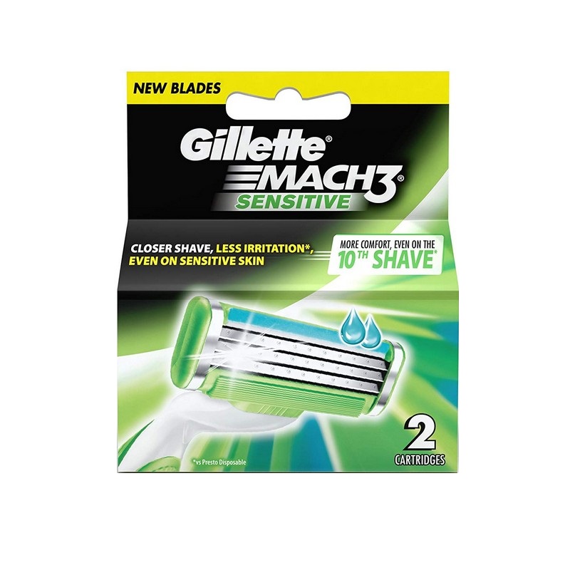 

Gillette Mach3 Sensitive Blades 2 Cartridges