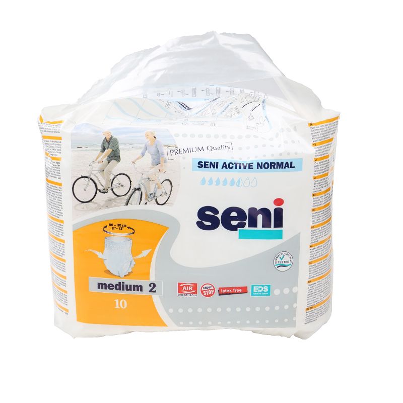 Seni Active Normal Medium Size Adult Diapers 10 Sheets
