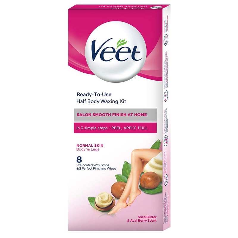 

Veet Ready to Use Waxing Kit For Normal Skin 08 Wax Strips