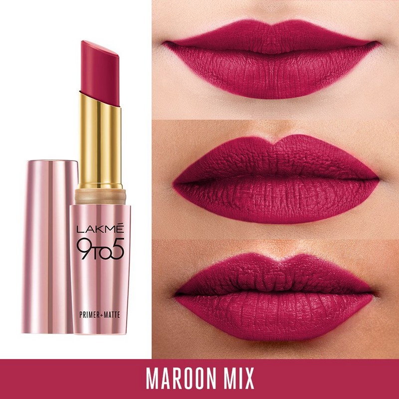 maroon colour lipstick