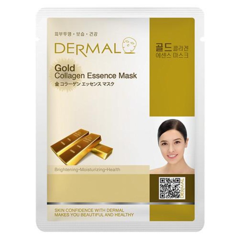 Dermal Korea Gold Collagen Essence Moisturising Face  Sheet