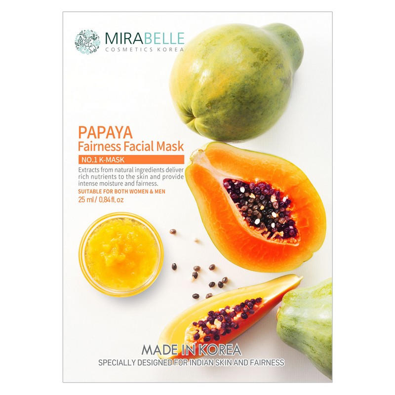 

Mirabelle Korea Papaya Fairness Facial Mask