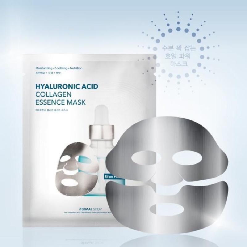 Dermal Shop Hyaluronic  Collagen Essence Silver Foil Face 