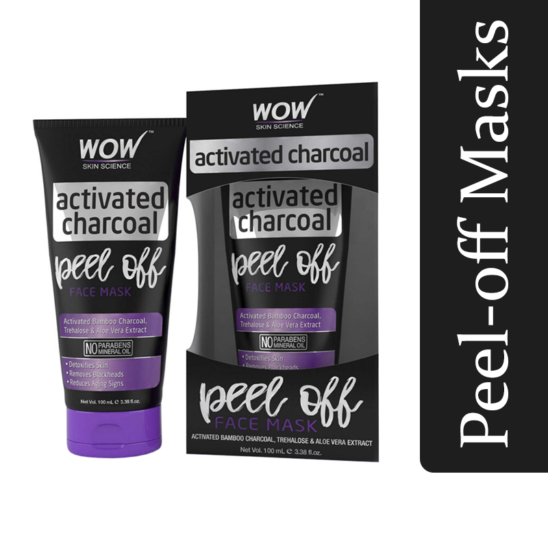 WOW Skin Science Activated Charcoal Peel Off  100ml