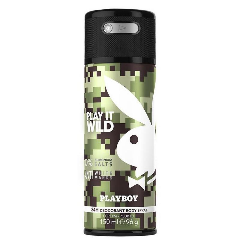 Playboy Play It Wild Deodorant For Men 150ml