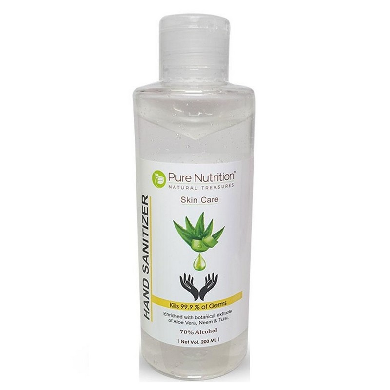 

Pure Nutrition Skincare Alcohol Based Hand Sanitizer 200ml