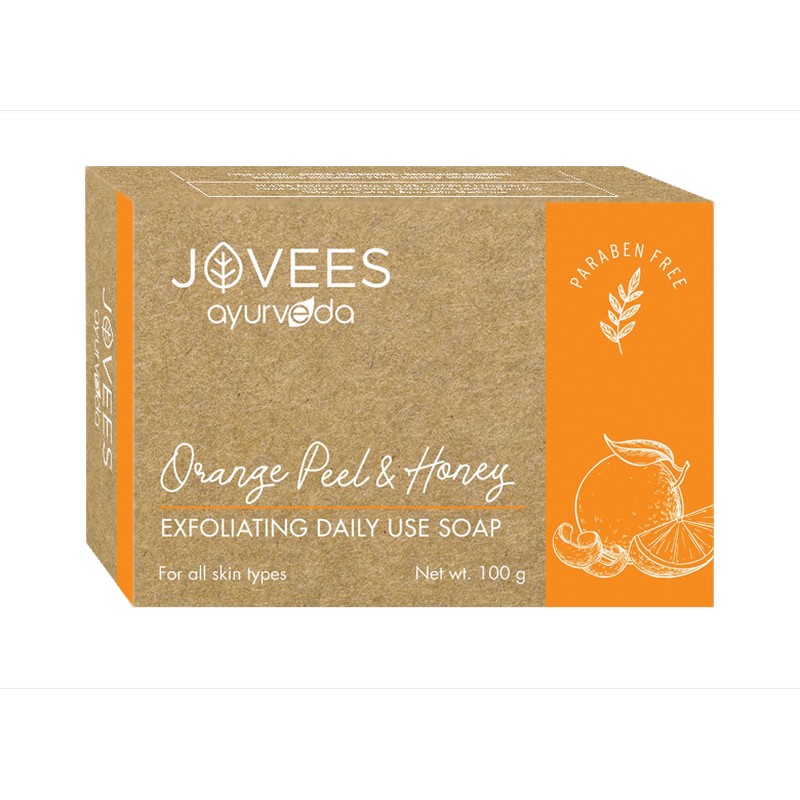 

Jovees Orange Peel & Honey Exfoliating Soap 100gm
