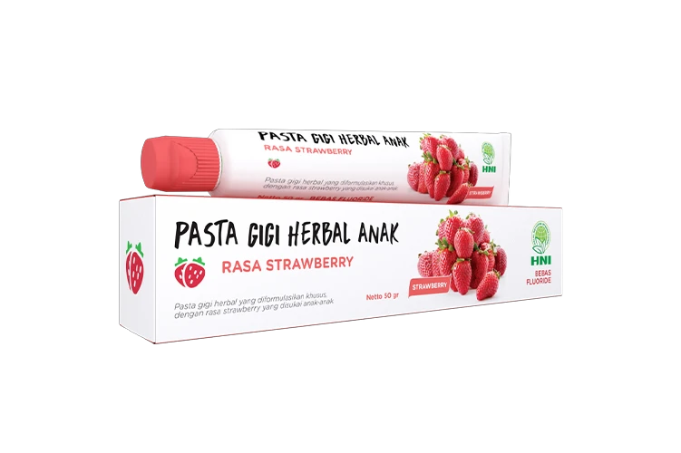 Pasta Gigi Herbal Anak Strawberry