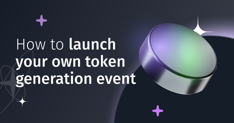 how to launch your own token generation event