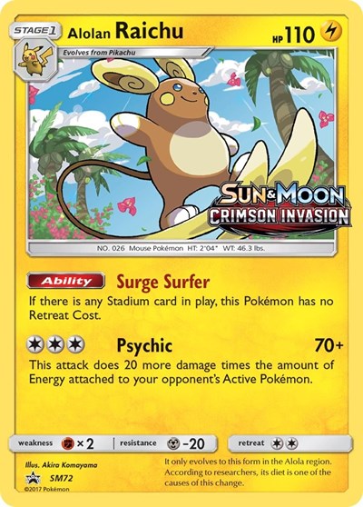 Alolan Raichu SM72