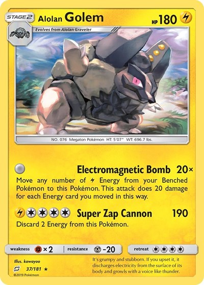 Alolan Golem 37