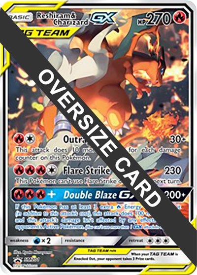 Reshiram & Charizard GX SM201