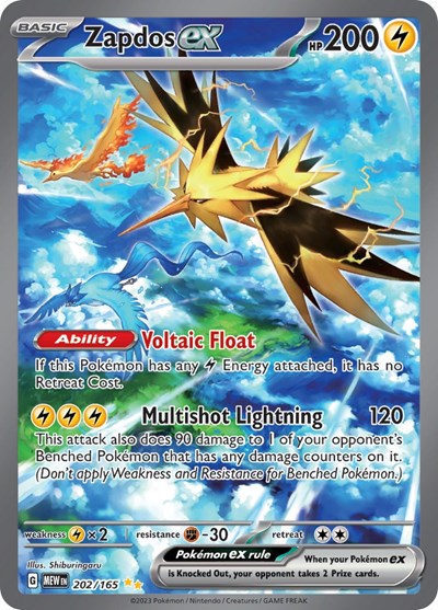 Zapdos ex 202