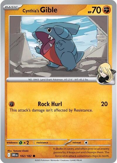 Cynthia's Gible 102