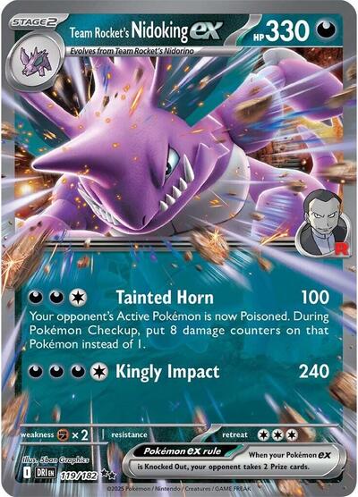 Team Rocket's Nidoking ex 119