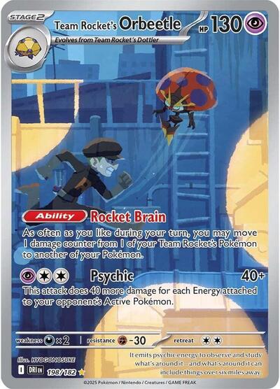 Team Rocket's Orbeetle 198