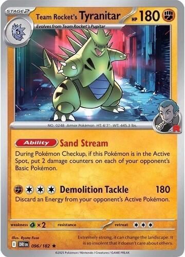 Team Rocket's Tyranitar 96