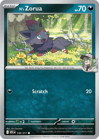 N's Zorua 136