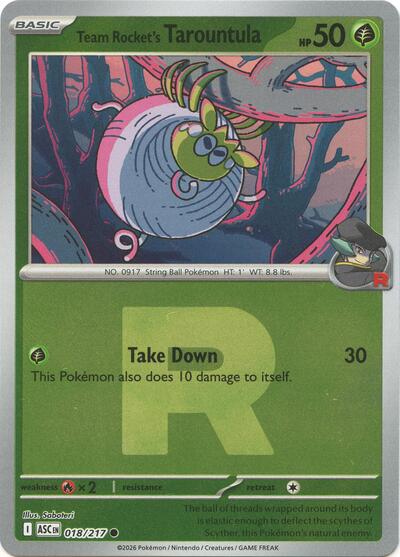 Team Rocket's Tarountula 18