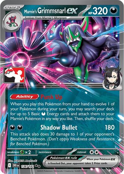Marnie's Grimmsnarl Ex 136